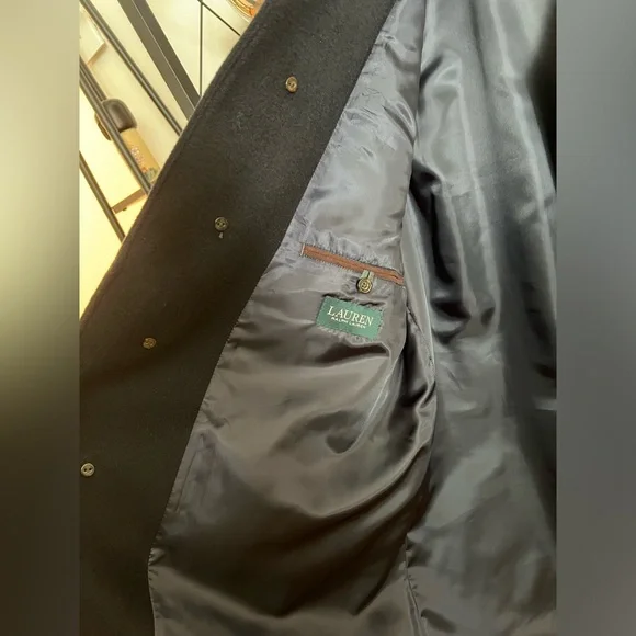 Lauren by Ralph Lauren 46R Wool Coat (like new) - Picture 7 of 9